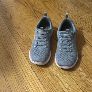 Skechers gray slip on size 7